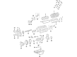 2023 Cadillac Escalade Engine Mount Bracket Diagram - 85608075