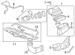 Cadillac Escalade Crankcase Breather Hose Diagram - 12699309