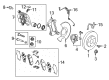 2023 GMC Sierra 1500 Wheel Hub Bolt Diagram - 12451948