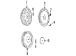 1999 Chevy Monte Carlo Wheel Cover Diagram - 9593410