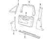 1994 Pontiac Trans Sport Door Moldings Diagram - 10257745