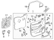 2020 GMC Yukon Power Window Switch Diagram - 23488406