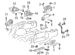 2015 Chevy Captiva Sport Engine Mount Diagram - 20921540