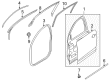 2016 Chevy Caprice Door Seal Diagram - 92280412