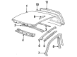 1998 Buick Skylark Weather Strip Diagram - 22583900