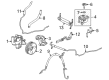 2012 Cadillac SRX Power Steering Hose Diagram - 22792605