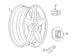 2008 Saturn Sky Spare Wheel Diagram - 9597292