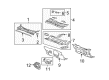 GMC Acadia Limited Weather Strip Diagram - 22761902