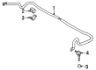 Chevy Metro Sway Bar Bracket Diagram - 30015679