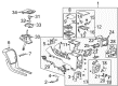 2008 Cadillac SRX Center Console Base Diagram - 19150503