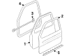 1999 Pontiac Grand Prix Door Seal Diagram - 10409206