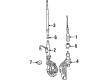 Oldsmobile Achieva Antenna Diagram - 19245562