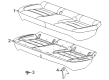 Chevy Trailblazer Seat Cushion Pad Diagram - 42754983