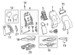 2013 Cadillac CTS Seat Cushion Pad Diagram - 25939271