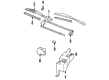 1995 Oldsmobile 98 Wiper Arm Diagram - 22127796