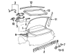 1989 Buick Reatta Weather Strip Diagram - 20588164