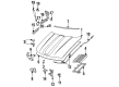 1992 Pontiac Grand Prix Hood Latch Diagram - 10130484