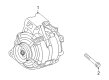 2010 Cadillac SRX Alternator Diagram - 13595199