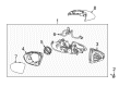 Buick Regal Sportback Side View Mirrors Diagram - 39186426