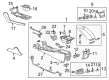 2015 Cadillac ATS Center Console Base Diagram - 23243380