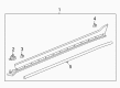 2021 GMC Terrain Weather Strip Diagram - 84160201