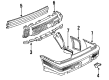 1992 Pontiac Grand Prix Bumper Diagram - 12520632