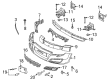 Saturn Astra Bumper Diagram - 94713451