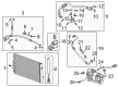 2020 Chevy Sonic A/C Service Cap Diagram - 96961785