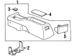 2000 Chevy Prizm Center Console Base Diagram - 94859598