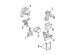 Pontiac Vibe Motor And Transmission Mount Diagram - 88969071