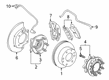 2021 GMC Savana 2500 Brake Calipers Diagram - 87834253