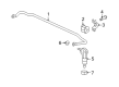 2012 GMC Terrain Sway Bar Kit Diagram - 22803619