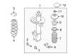 2008 Saturn Astra Shock Absorber Diagram - 93195747