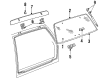 GMC S15 Jimmy Tailgate Lift Support Diagram - 15688546