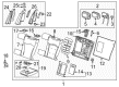 Cadillac XTS Seat Heater Pad Diagram - 22891004