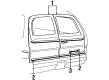 1989 GMC V1500 Suburban Trunk Latch Diagram - 14039709