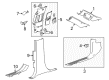 2016 Chevy Suburban Door Moldings Diagram - 22905600