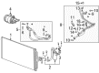 2005 Pontiac Grand Prix A/C Condenser Diagram - 84333231