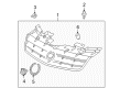 Cadillac DTS Emblem Diagram - 25737138