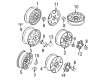 2004 Pontiac Bonneville Spare Wheel Diagram - 9595642