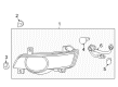 2011 Chevy Traverse Forward Light Harness Connector Diagram - 25851959