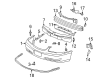 2001 Chevy Impala Bumper Diagram - 12335505