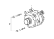 2023 GMC Acadia Alternator Diagram - 13546930