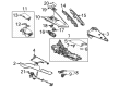 Chevy Corvette Center Console Latch Diagram - 84169556