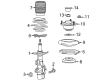 Cadillac CT5 Coil Springs Diagram - 84766440