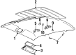 1997 Oldsmobile Aurora Door Handle Diagram - 12536187