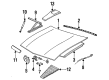 1987 Pontiac Firebird Weather Strip Diagram - 14019217