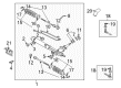 2003 Saturn LW300 Tie Rod Diagram - 15221006