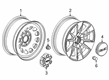 2020 GMC Sierra 1500 Wheel Cover Diagram - 23378302