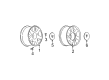 2004 Cadillac DeVille Spare Wheel Diagram - 9593487